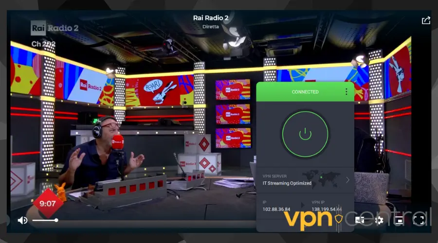 Watch Italian TV with PIA