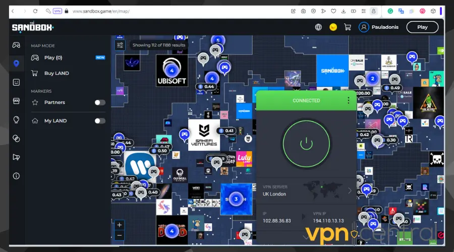 private internet access working with sandbox games