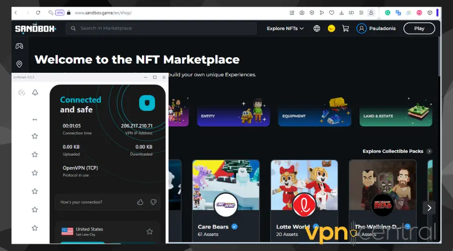 surfshark vpn working with sandbox game