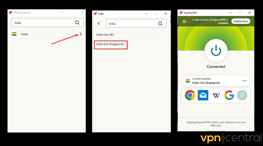 expressvpn indian servers