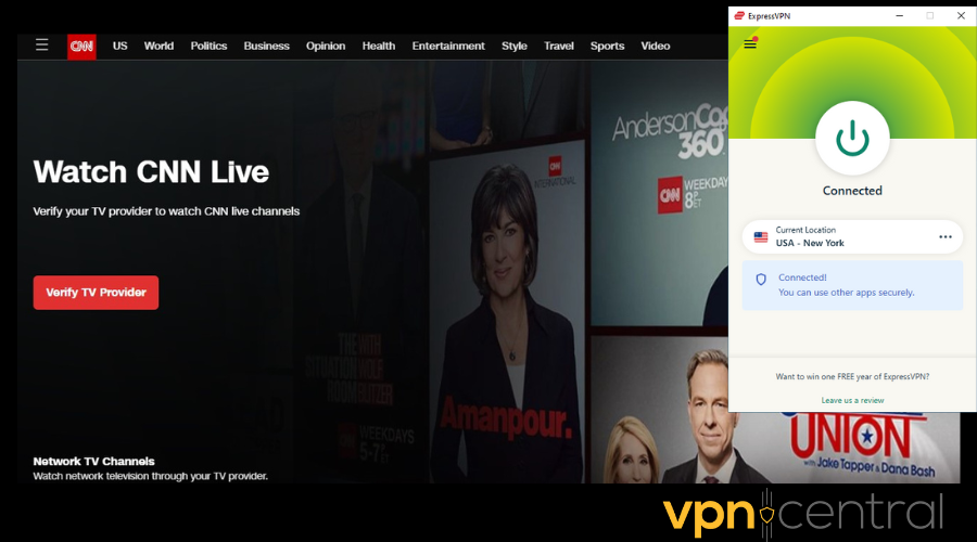 American TV working with ExpressVPN