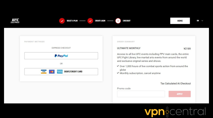 fight pass mayment method