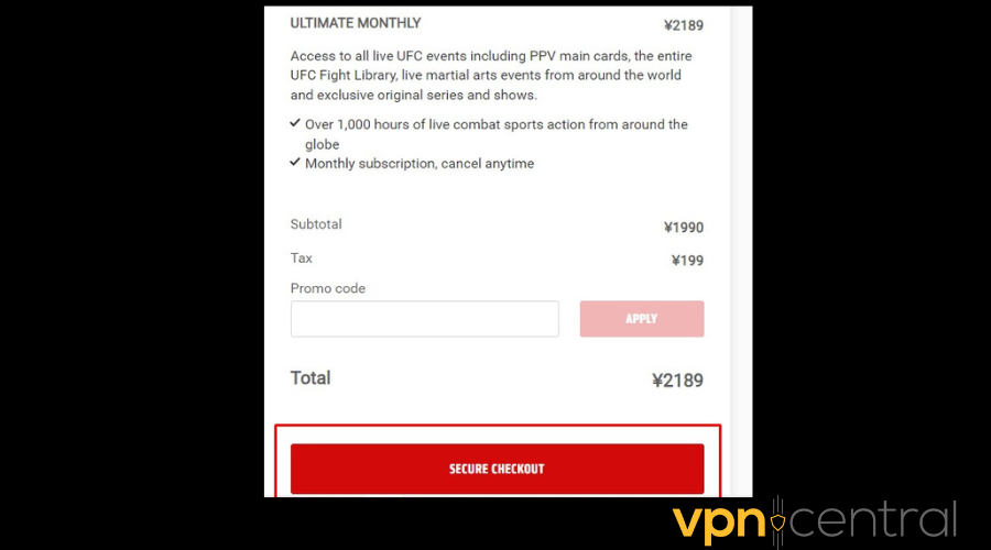 fight pass japan secure checkout