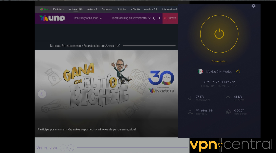 mexican tv unblocked with cyberghost