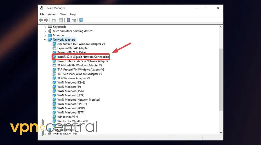 network drivers update