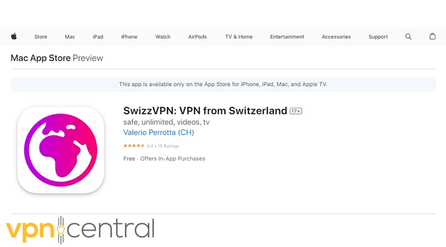 swizzvpn for apple tv