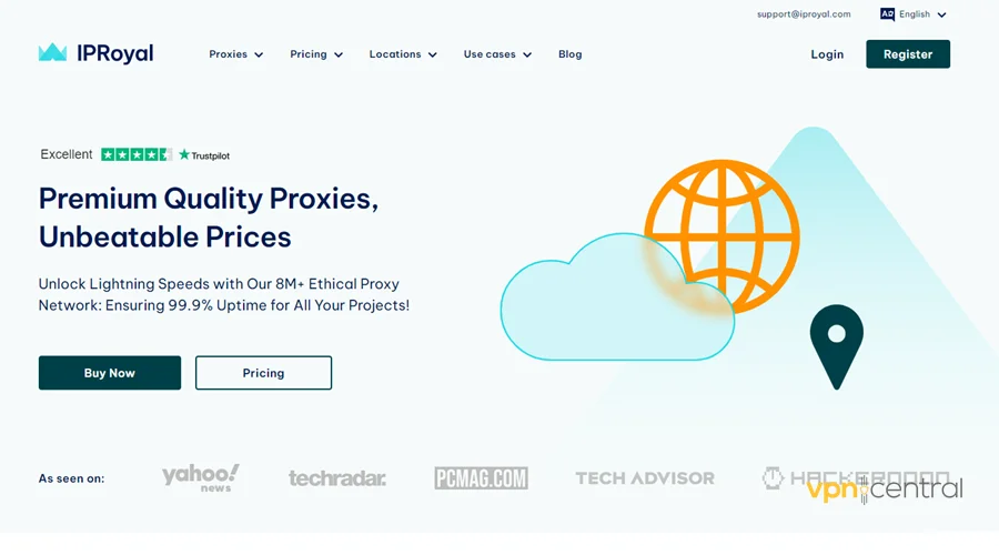 IPRoyal home page