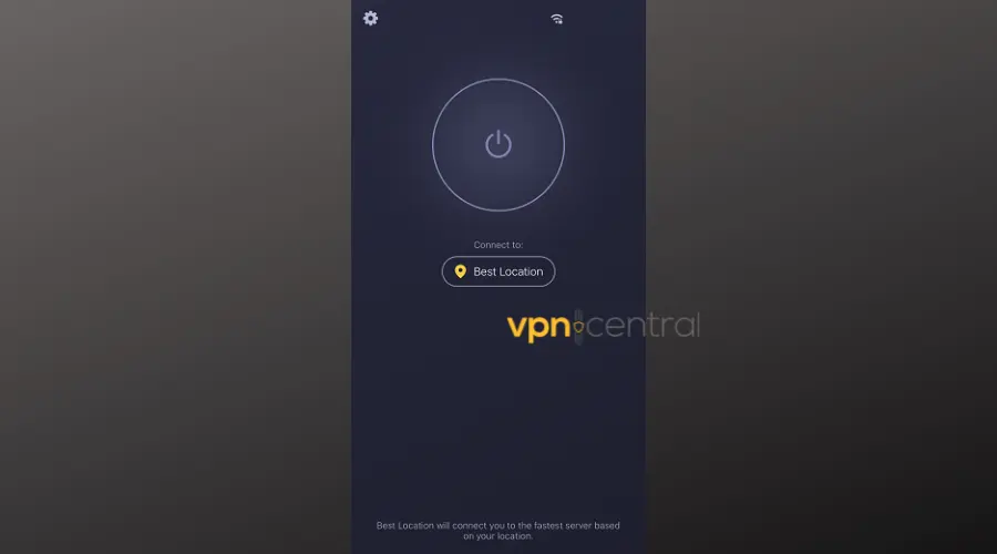 cyberghost running on iphone