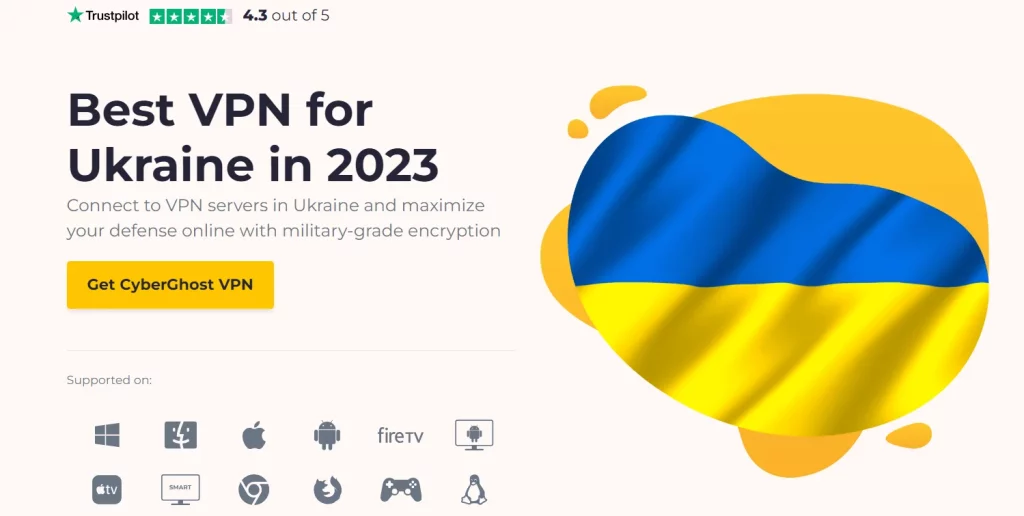 cyberghost vpn for ukraine