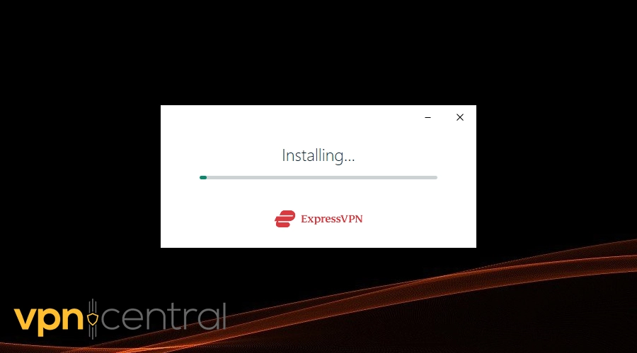 expressvpn installation process
