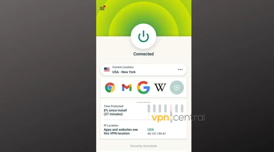 expressvpn ios