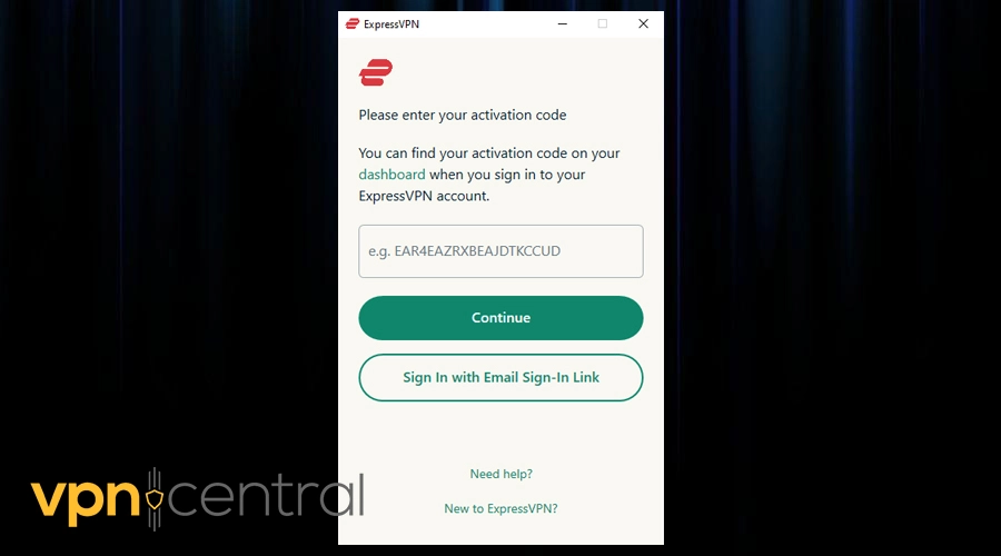 expressvpn log in windows