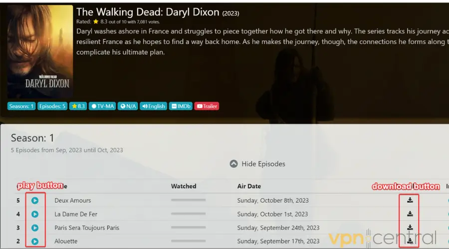 flixtor play button download button