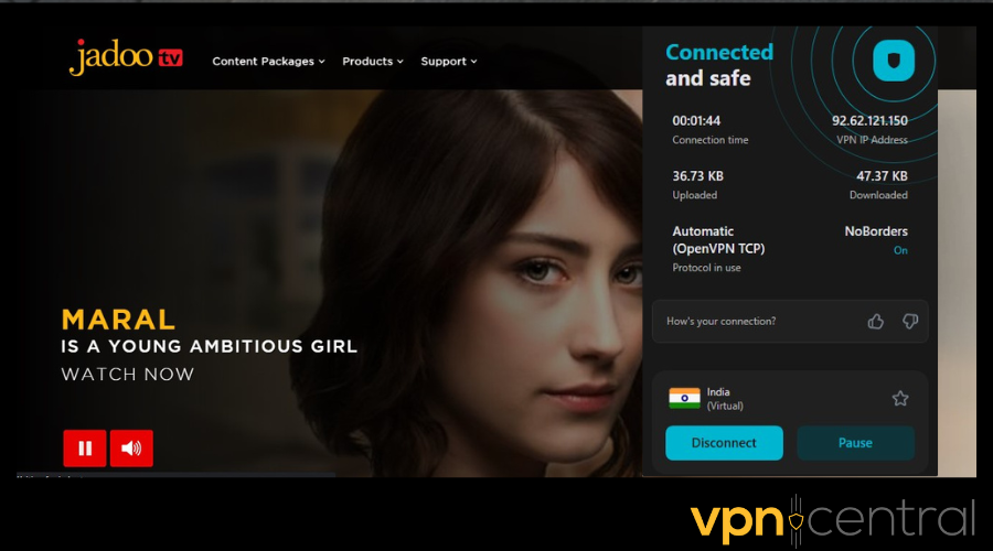 indian tv unblocked with surfshark