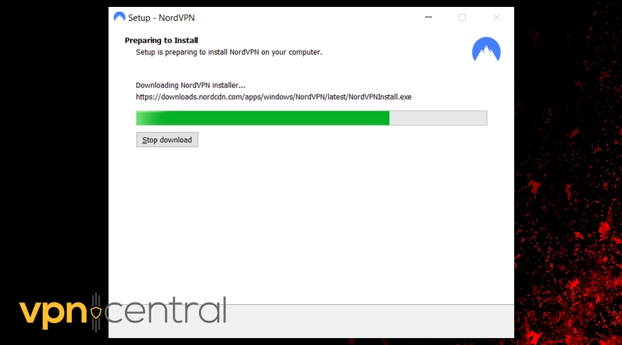 nordvpn installation process