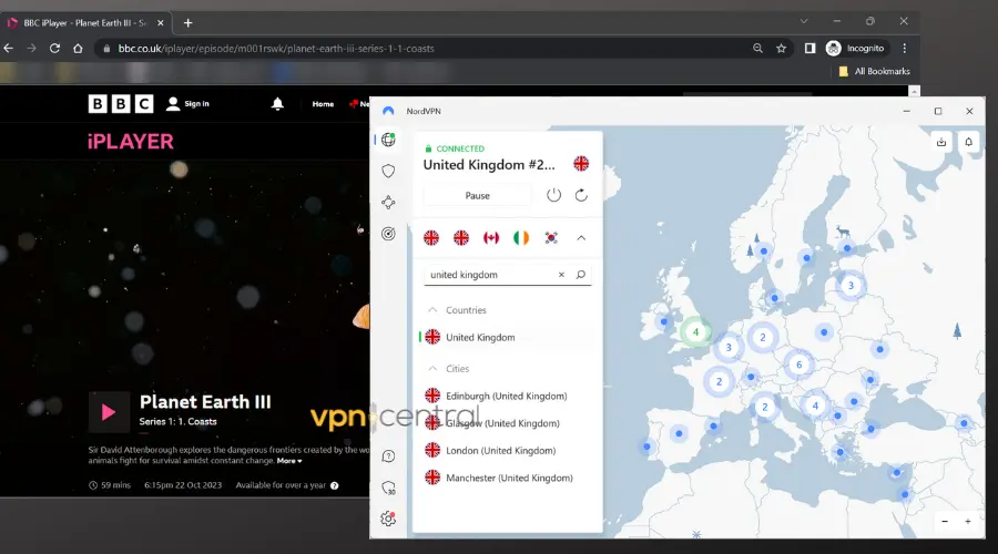 nordvpn unlocking bbc iplayer in egypt