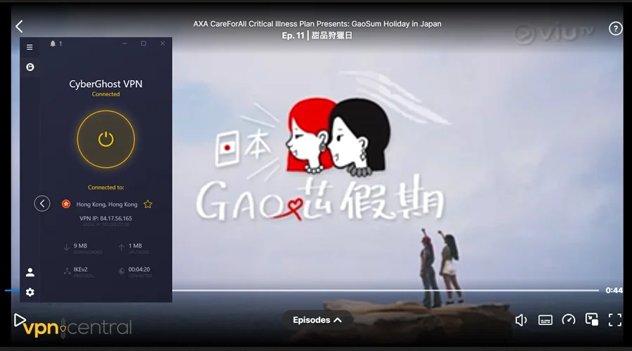 viutv unblocked witch cyberghost