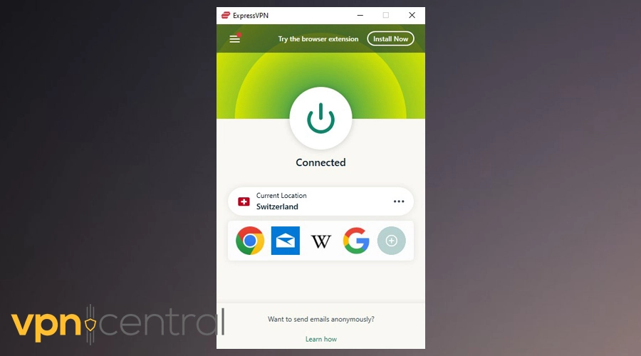 expressvpn switzerland