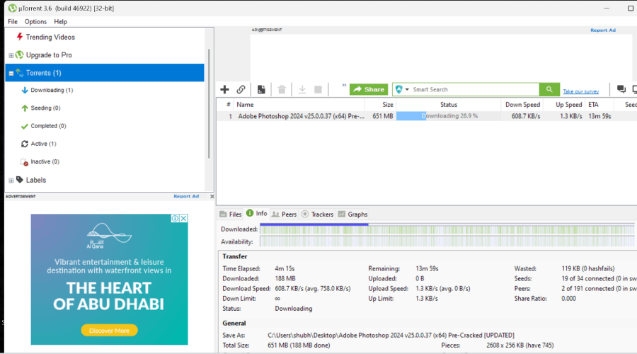 Torrenting speed using WireGuard protocol