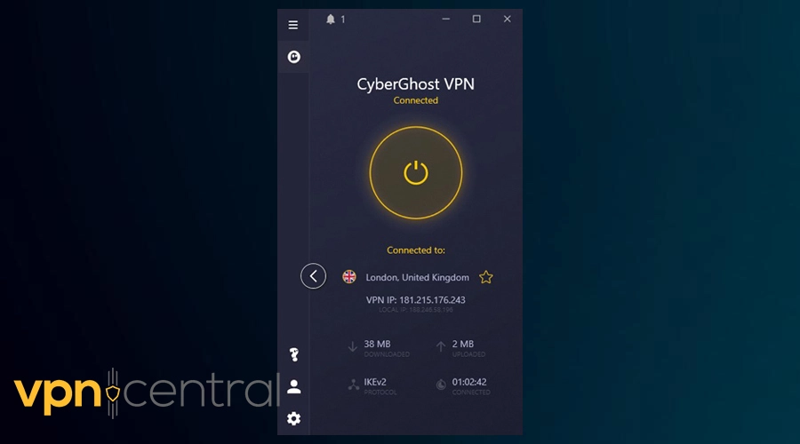 cyberghost uk london