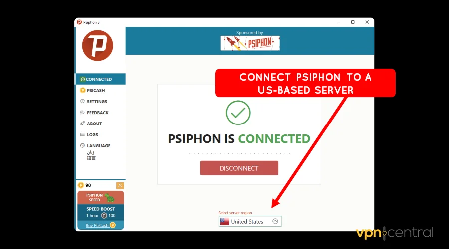 choose us based server location