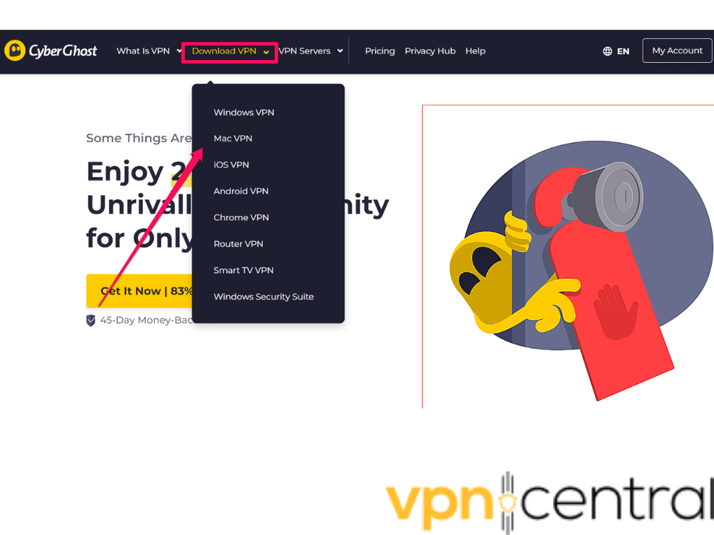 CyberGhost supported devices