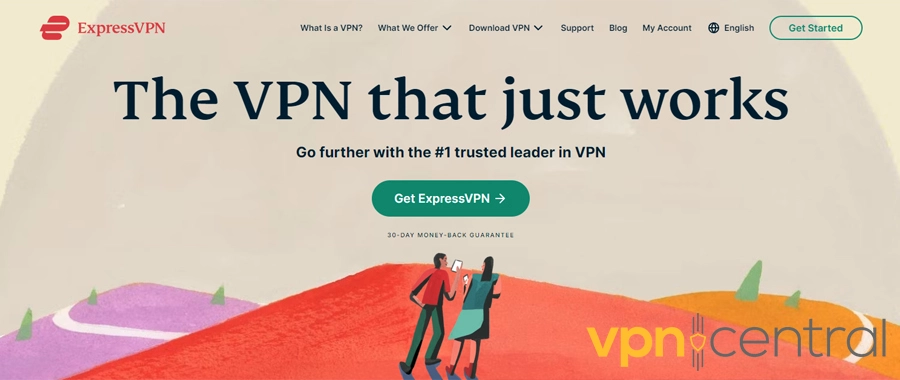 expressvpn homepage