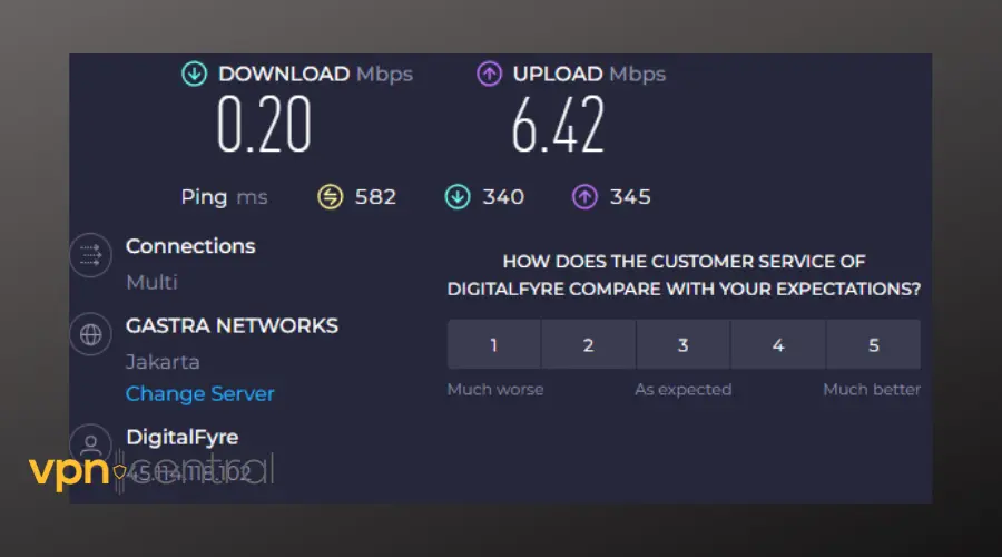 hola vpn Indonesian server speed test