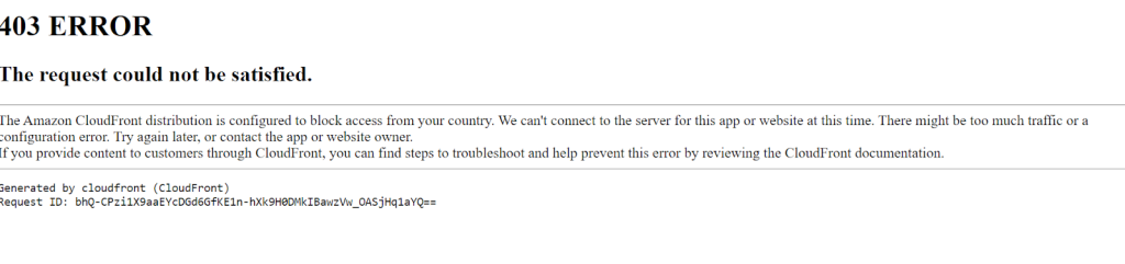 403 error geo restriction on slovak tv