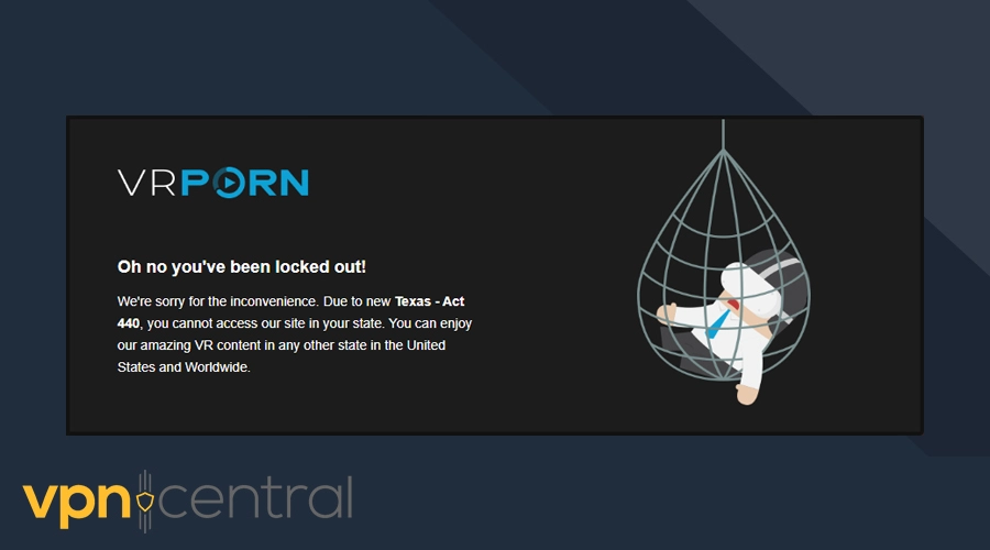 locked out of website