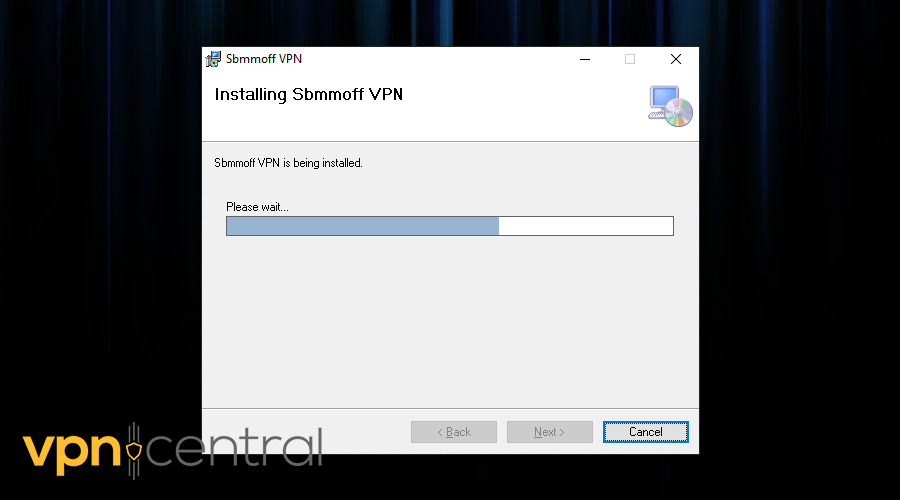 sbmmoff installing