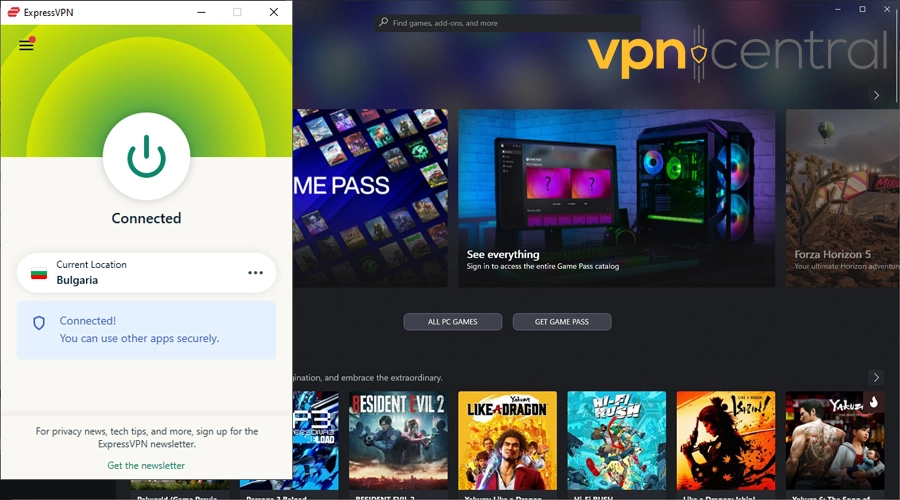 xbox companion app with expressvpn