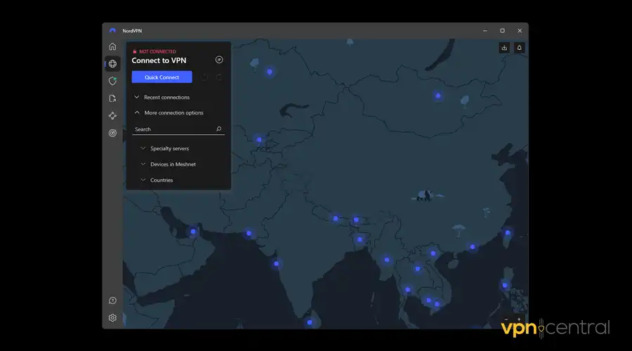 nordvpn quick connect