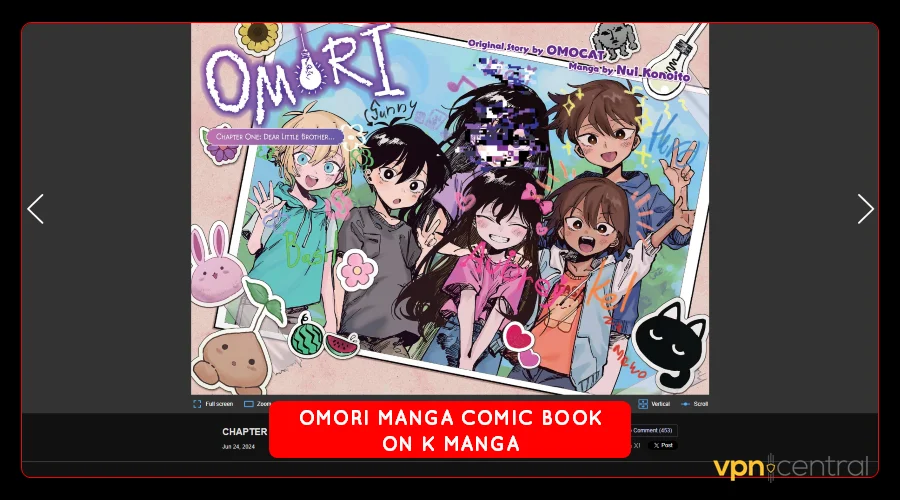 omori manga comic book on k manga