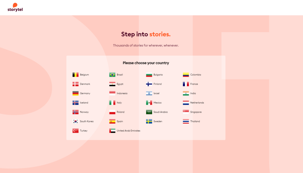storytel countries
