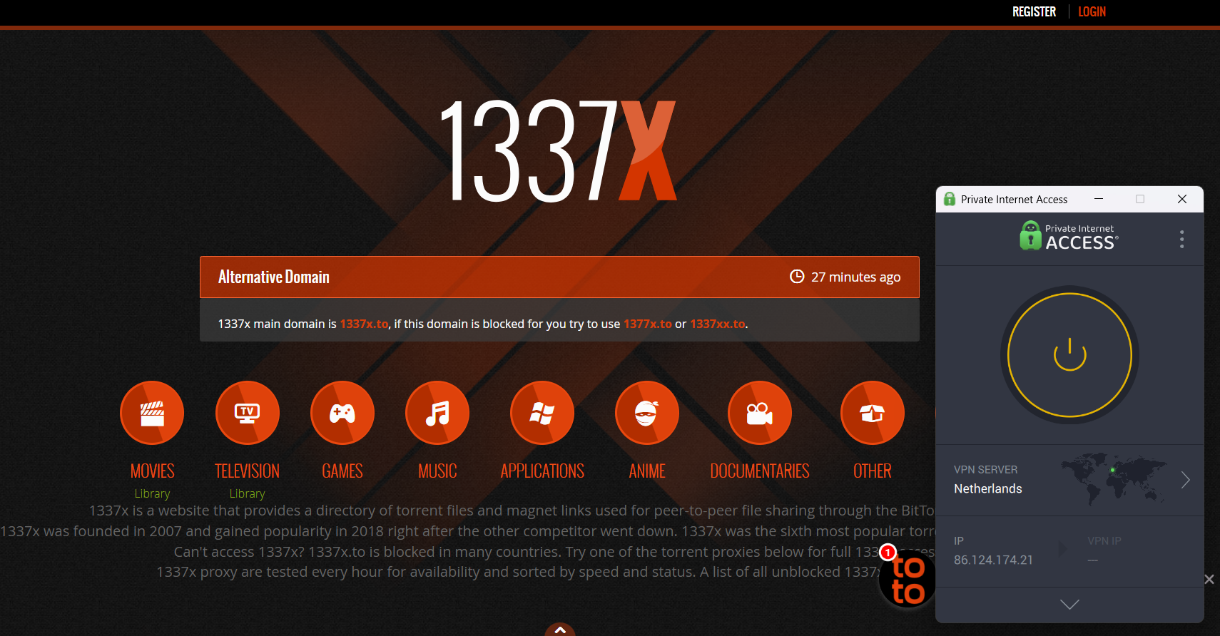 1337x proxy access with vpn