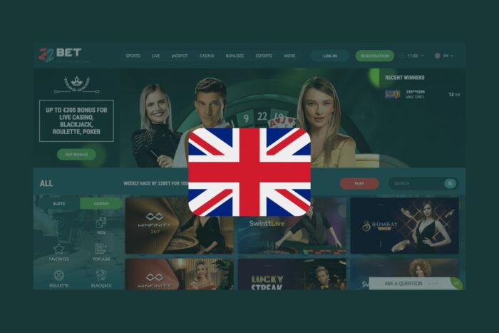 how to access 22bet in uk