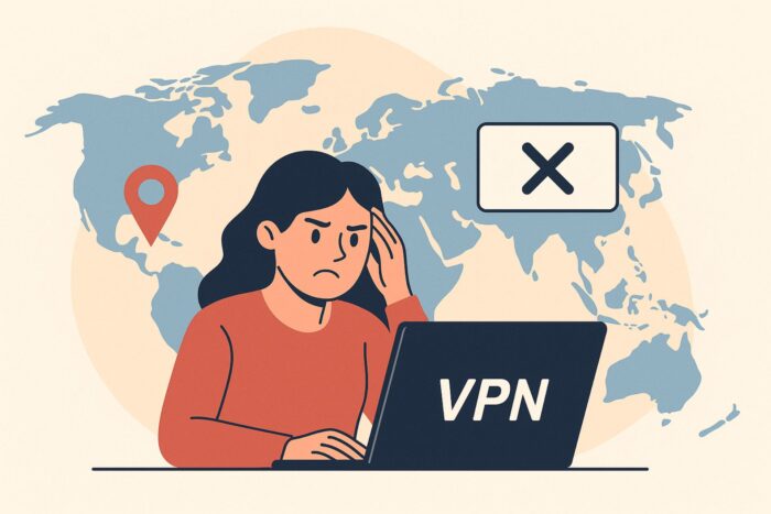 VPN not changing location