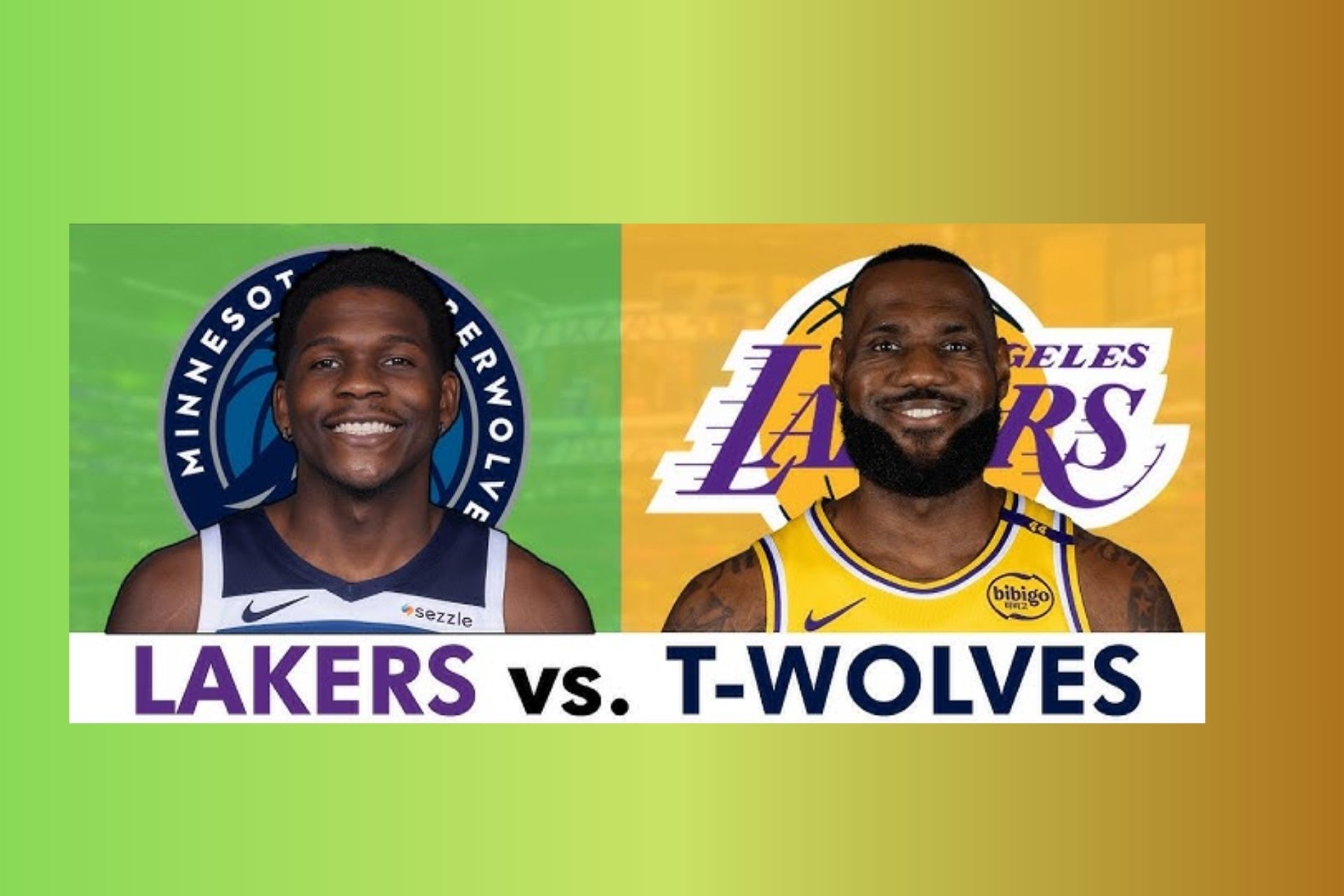 Where to Watch Timberwolves vs. Lakers