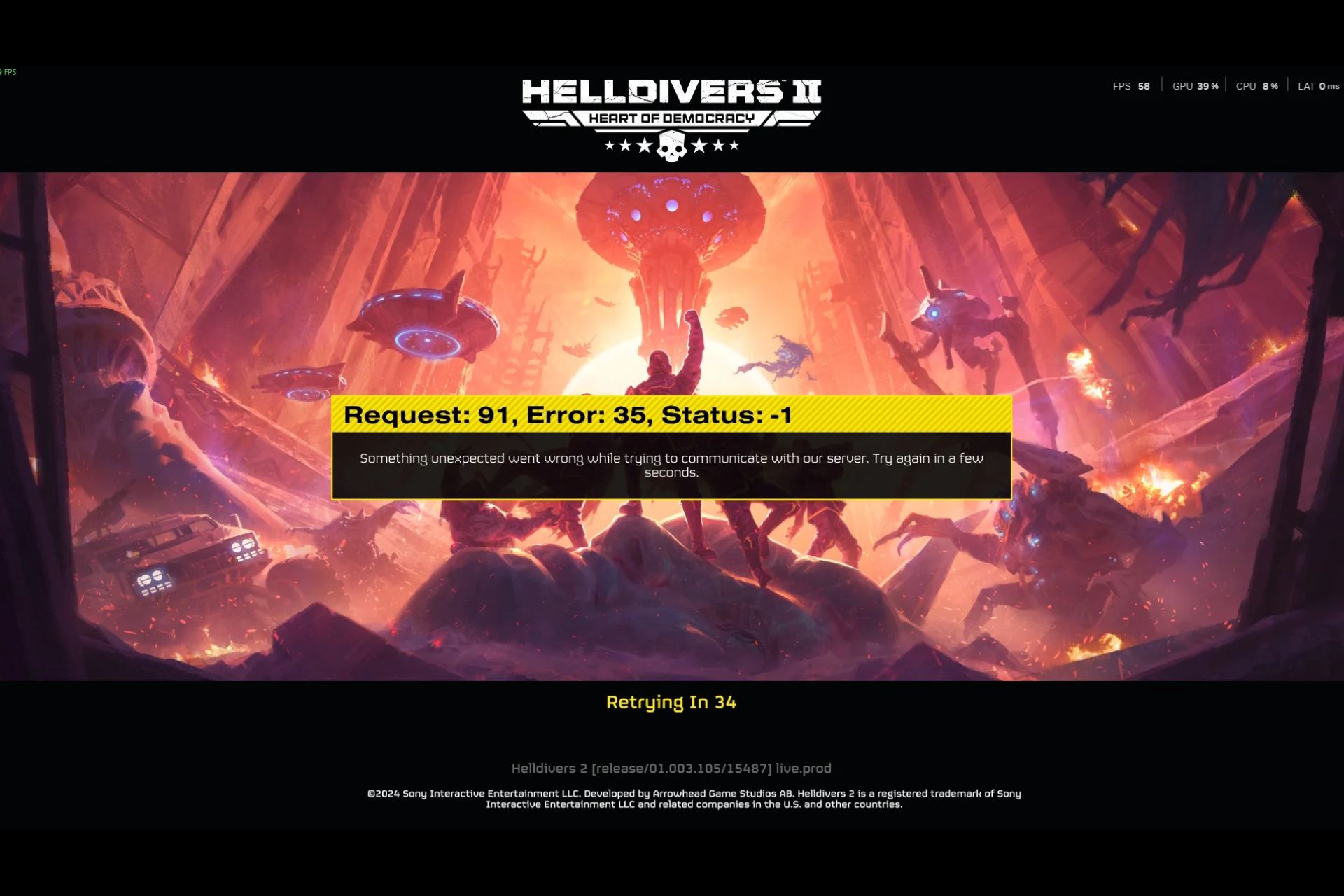 helldrivers 2 not working with vpn