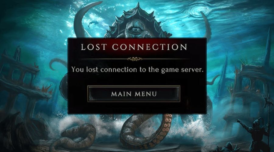 last epoch lost connection error when connected through vpn