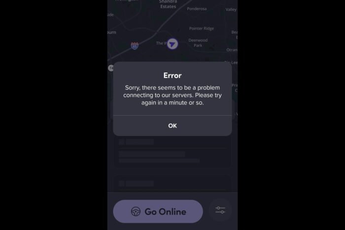 lyft app sorry there seems to be a problem connecting to server when using vpn