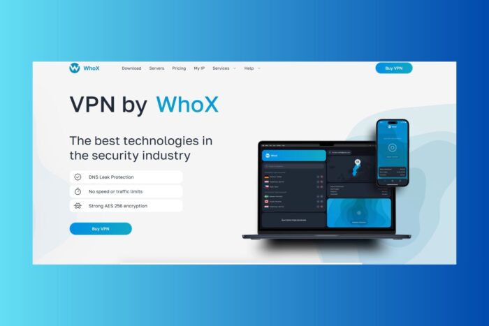 whoer whox vpn review